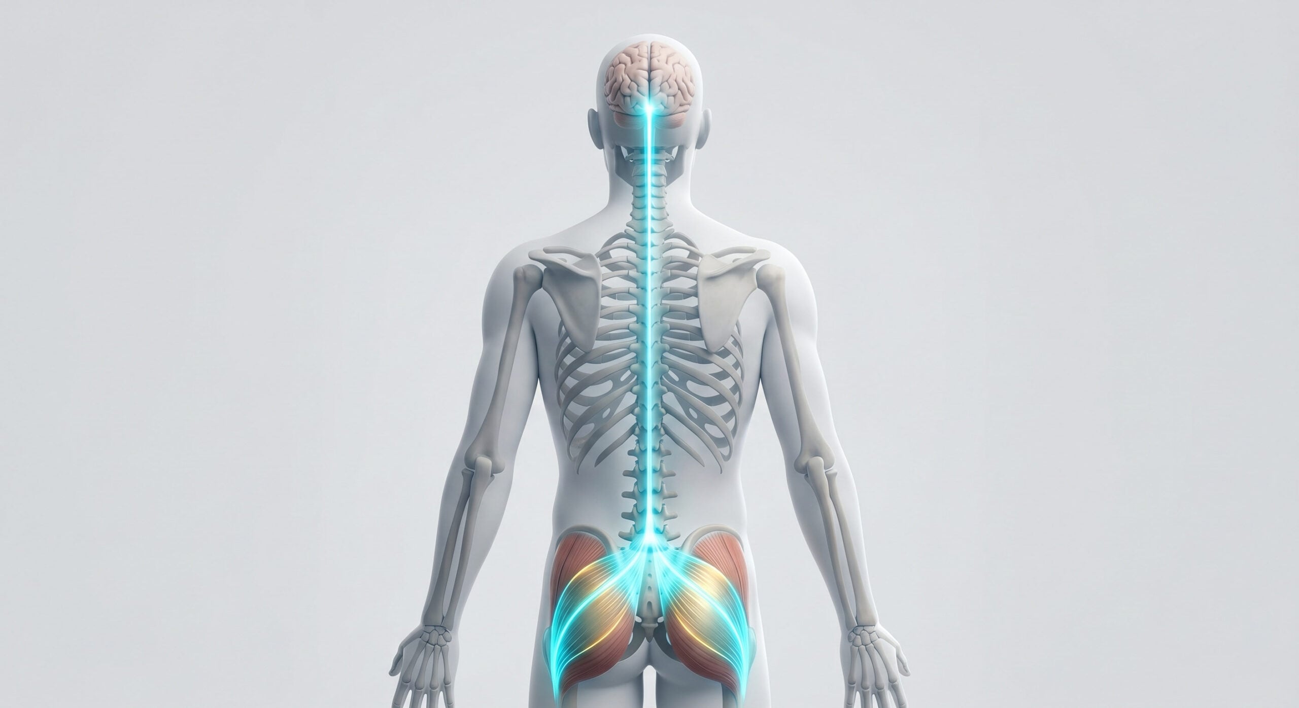 Healthy joint mobility diagram showing muscular activation